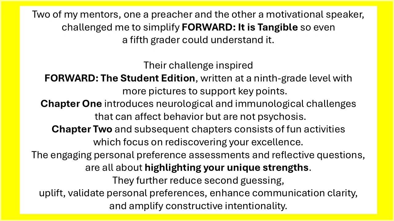 Mentors inspired a student edition book to simplify and highlight unique strengths with engaging activities and clear communication.