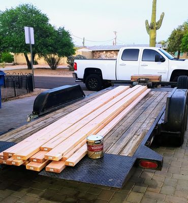 Don't forget to maintain your trailer wood too...This trailer ended up needing a whole new deck!