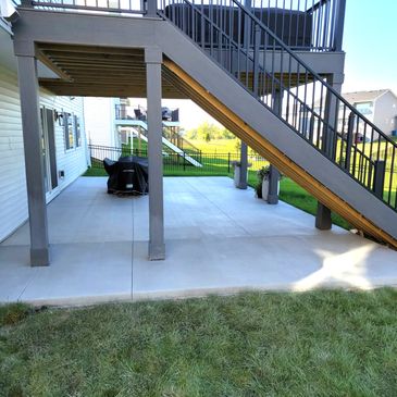 Residential Concrete Patio Slab