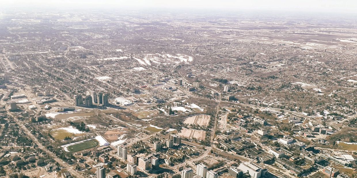 Aerial View of Waterloo Region