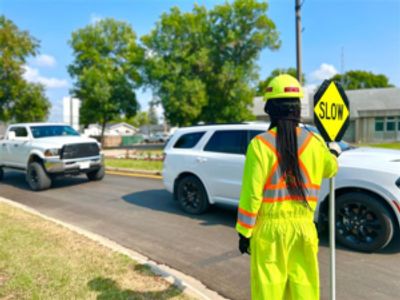 Align traffic control person
