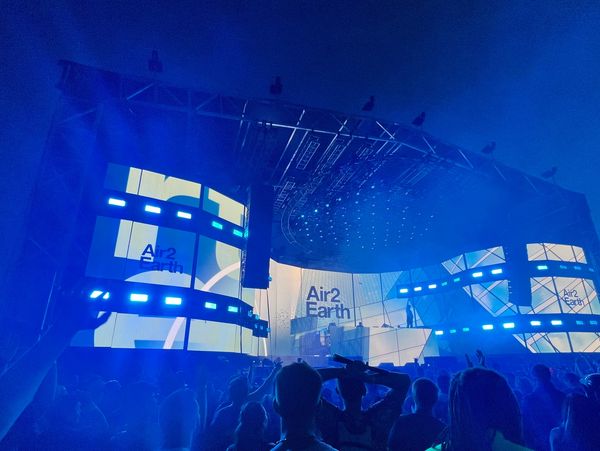 Above and Beyond at the Glow Festival in 2022 in Washington D.C.