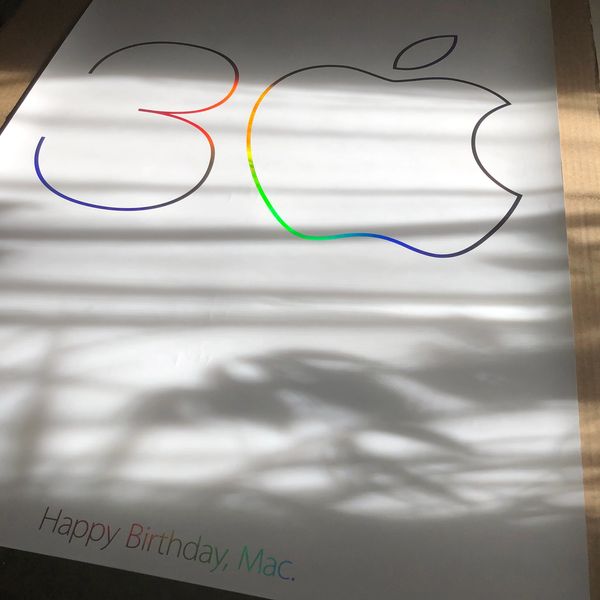 Apple 30th anniversary poster