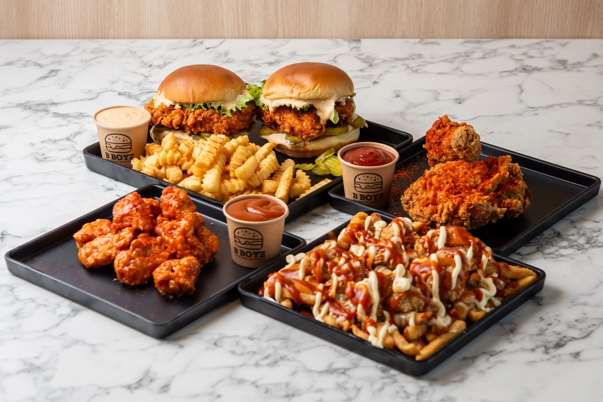 Fried Chicken Sandwich or BB Classic Burger for $5.50 on June 14th at B Boyz The Burger Architects GTA