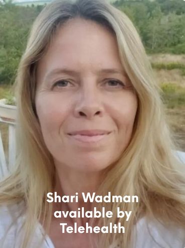 Shari Wadman Telehealth, physical and mental health issues, flexible hours