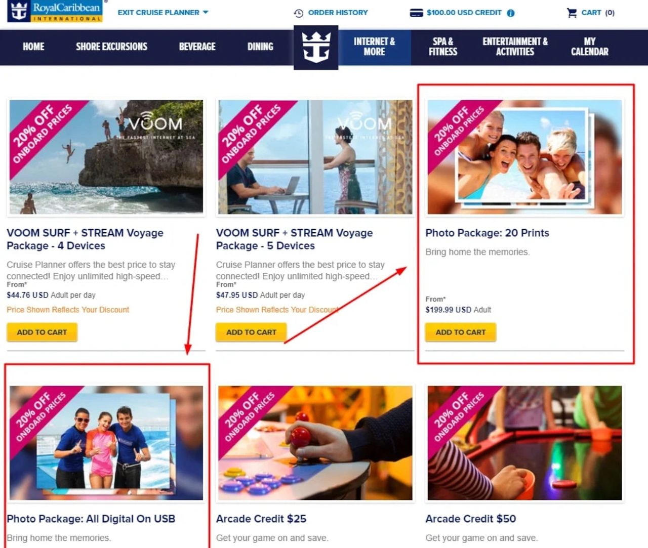 Royal Caribbean Cruise Planner