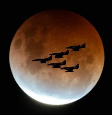 Scooters and the lunar eclipse