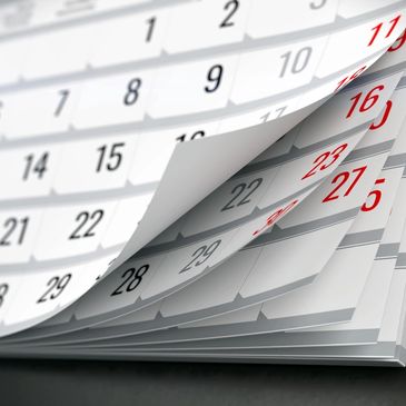 Calander of Church Events