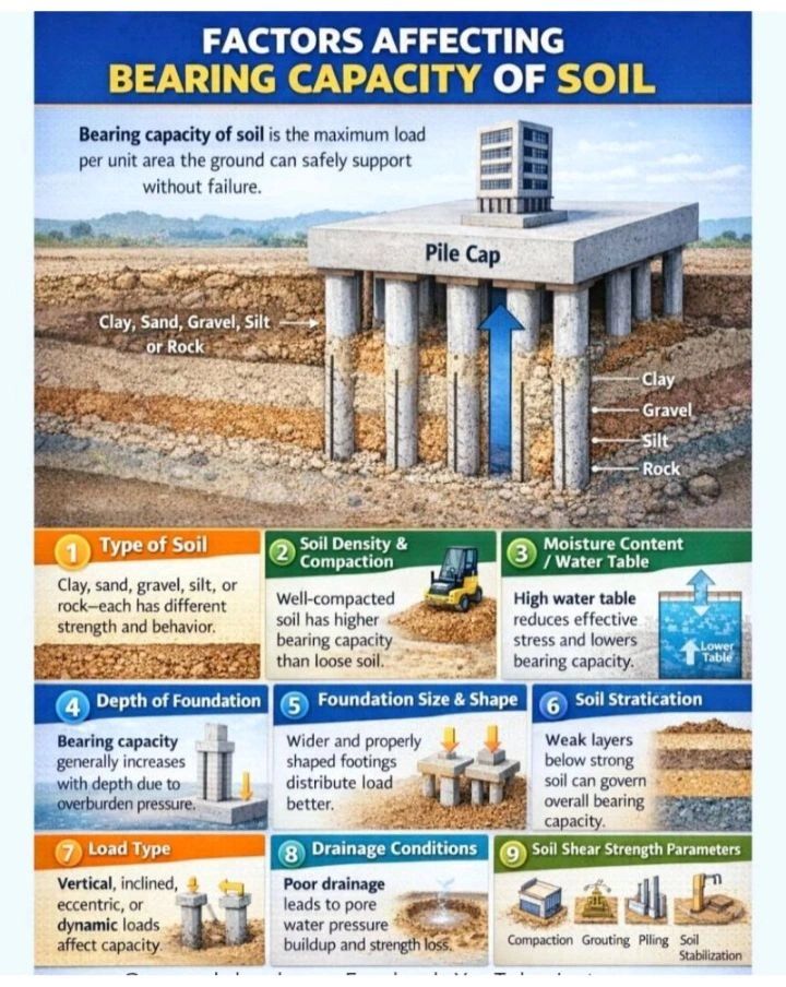 Figure 6 - Different Characteristics of Soil and Foundation