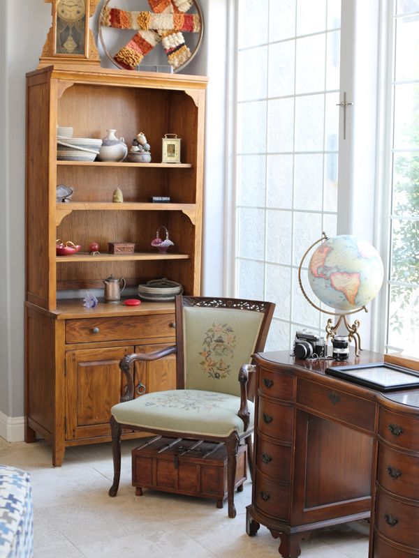 Lots of vintage and rustic furniture sold at the previous estate sale