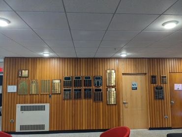 GSEAA Wall of Fame:  Display of Plaques at the GSE!