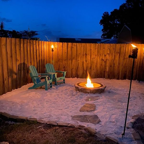 fire pit instal