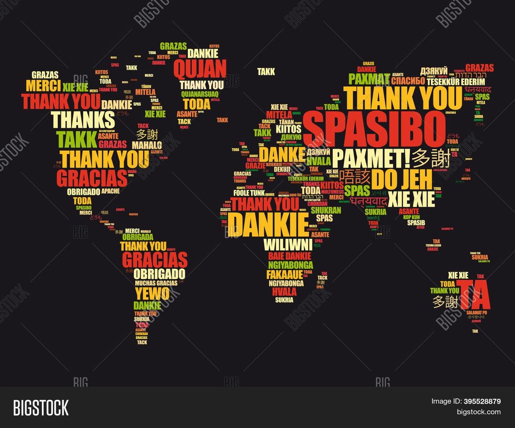 Thank you - multilingual