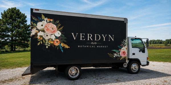 Picture of a flower box truck