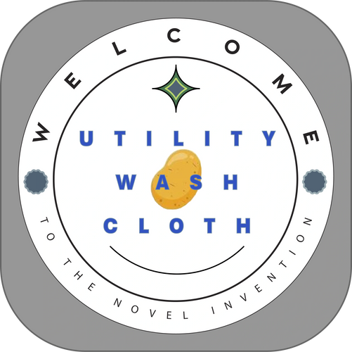 Utility Wash Cloth.  A patented multipurpose everyday cleaning device.