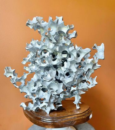 Aluminum sculpture - metal sculpture