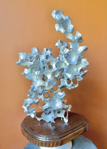 Aluminum sculpture - metal sculpture