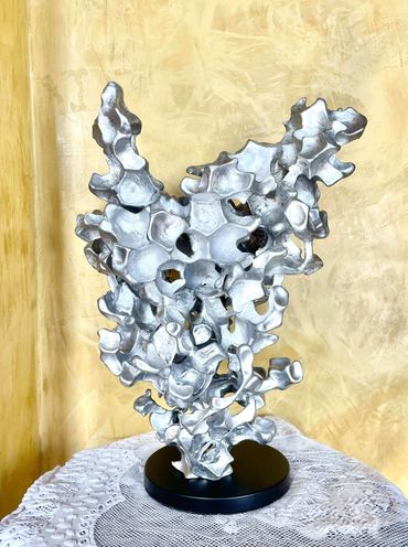 Aluminum sculpture - metal sculpture