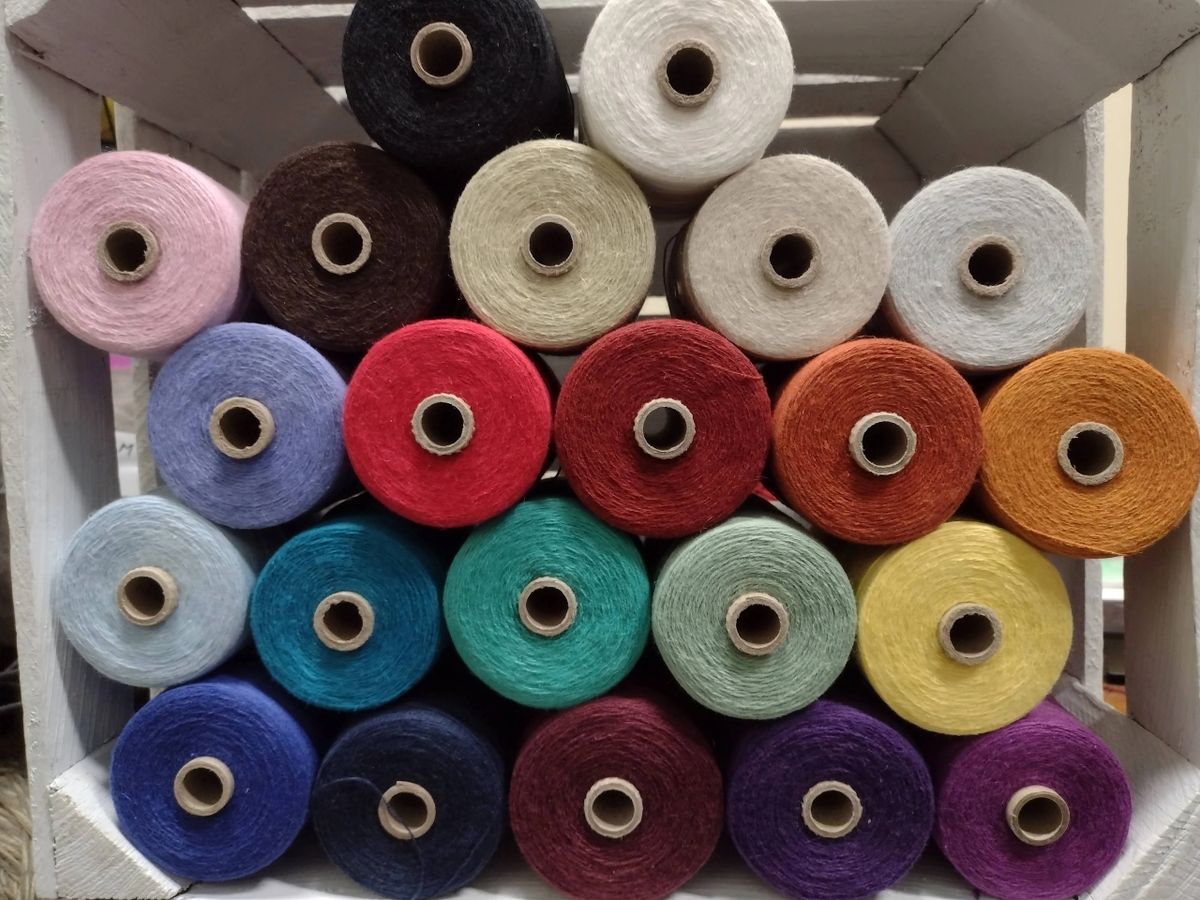 Cottolin 8/2, Cotton Linen Weaving yarn, Cotolin by Maurice Brassard, 1