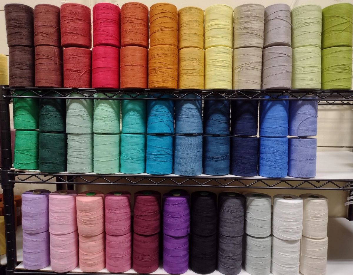 8/2 Cotton Yarn, Maurice Brassard, 1/2 pound spool 30+ colors to