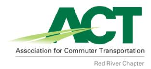 Red River Chapter of the Association for Commuter Transportation