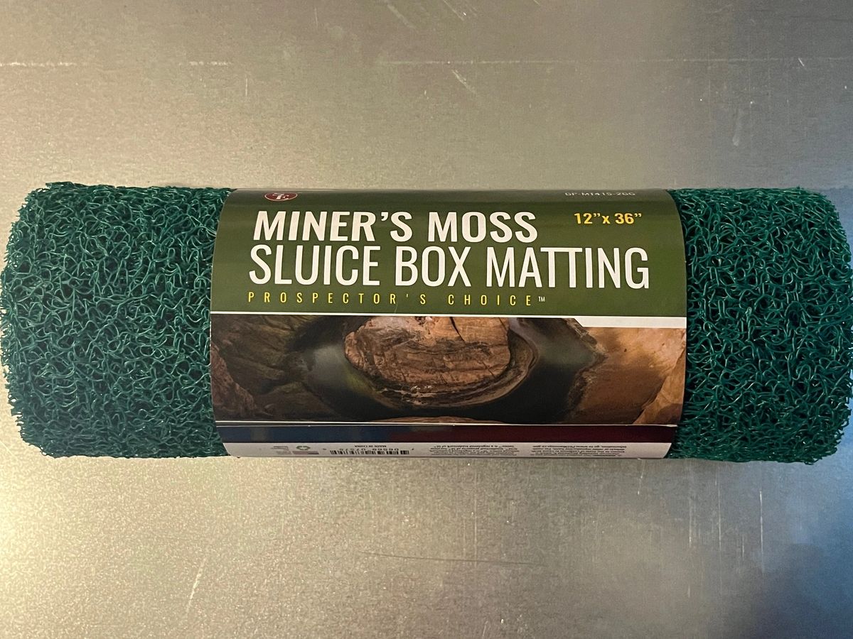 Miner's Moss Sluice Box Matting