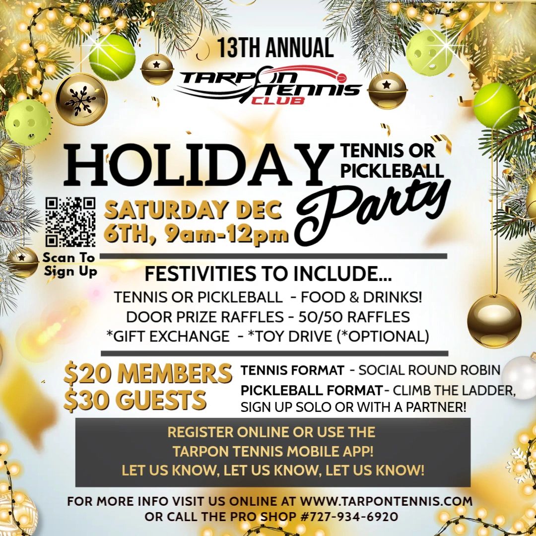 2025 Holiday Party Flyer