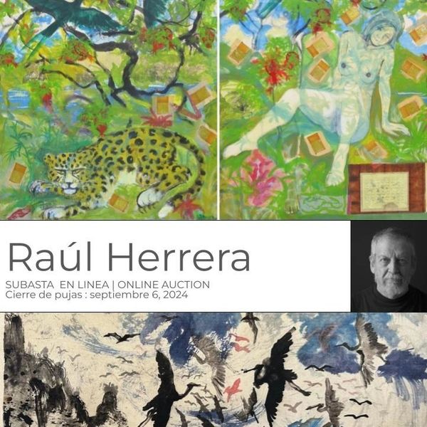 RAUL HERRERA SUBASTA ONLINE AUCTION ARTISTE ART OAXACA ATELIER 