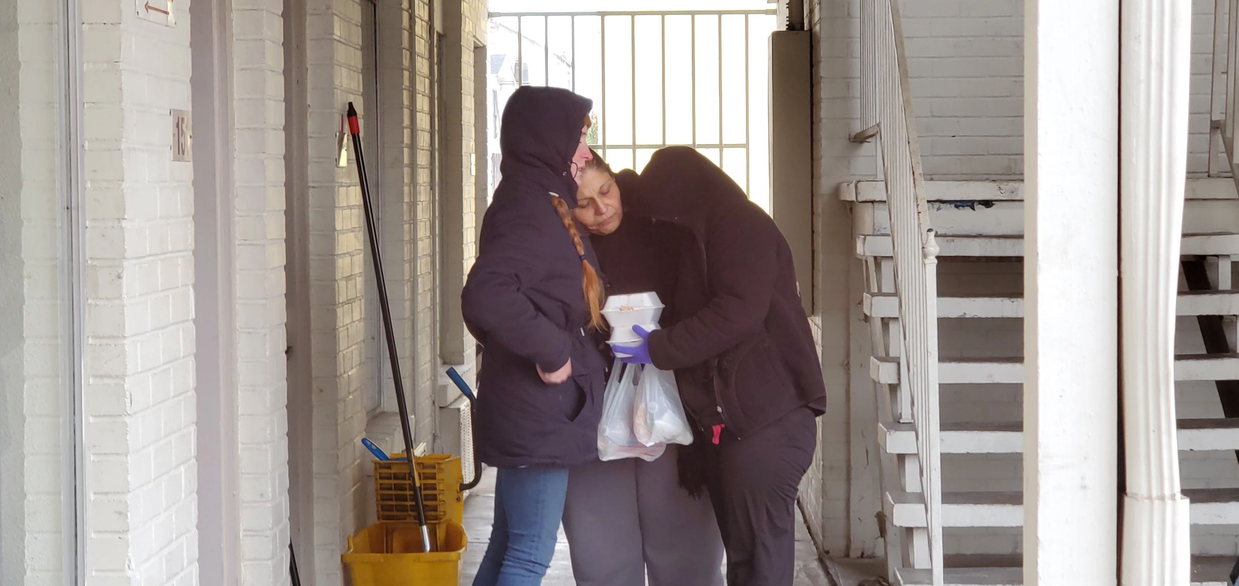 Brittanie and Tanya love on an abused and overworked homeless woman who was suicidal.