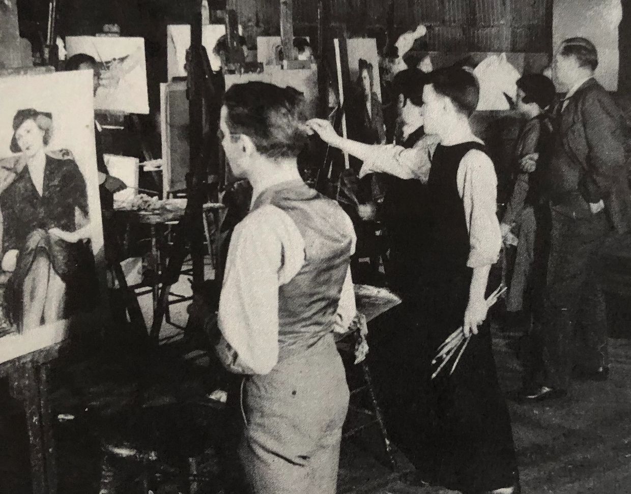 Harvey Dunn Class at Grand Central School of Art