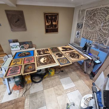 Wall art carvings