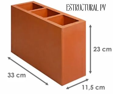 ESTRUCTURAL PV - 11,5 X23 X33 