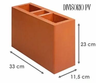 DIVISORIO PV – 11,5 X23 X33 