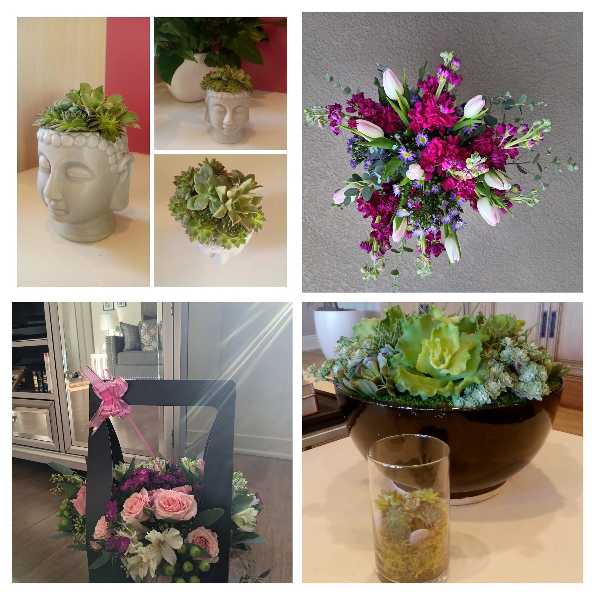 Floral Art Collage