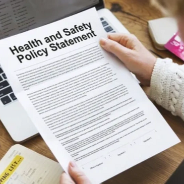 health and safety statement page