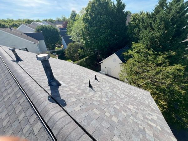 Shingle roof replacement in Gaithersburg
