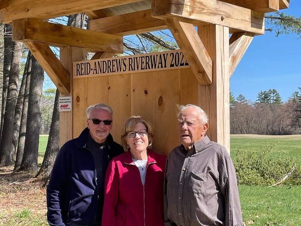 Ray Pictured with his daughter and son-in-law