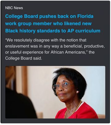 College Board pushes back on Florida work group member who likened