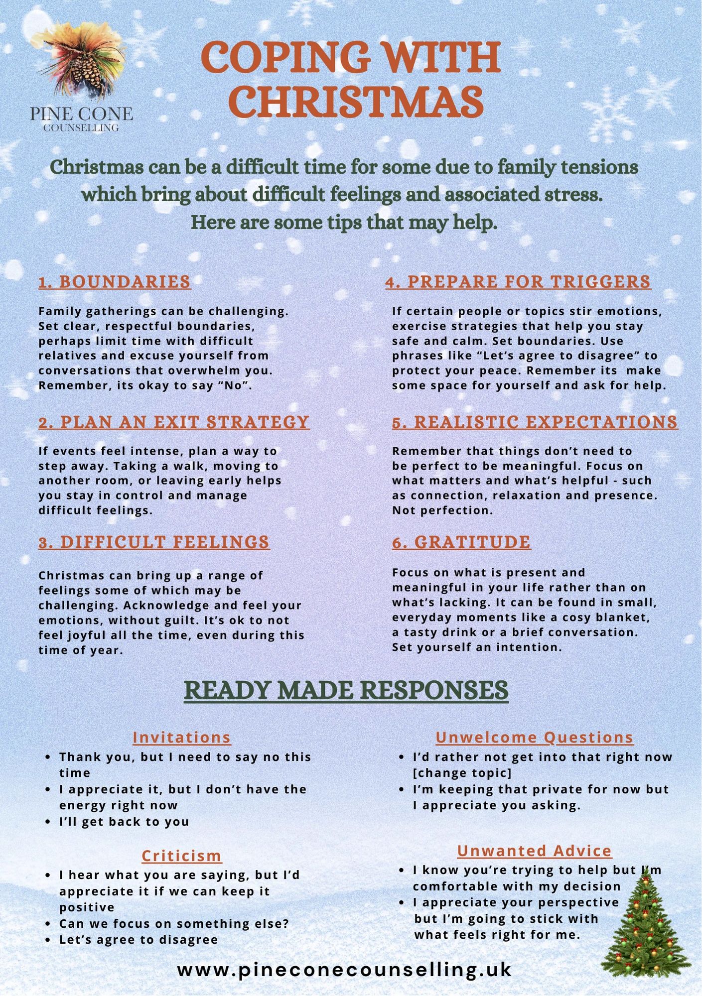 Mental Health over the Festive Period