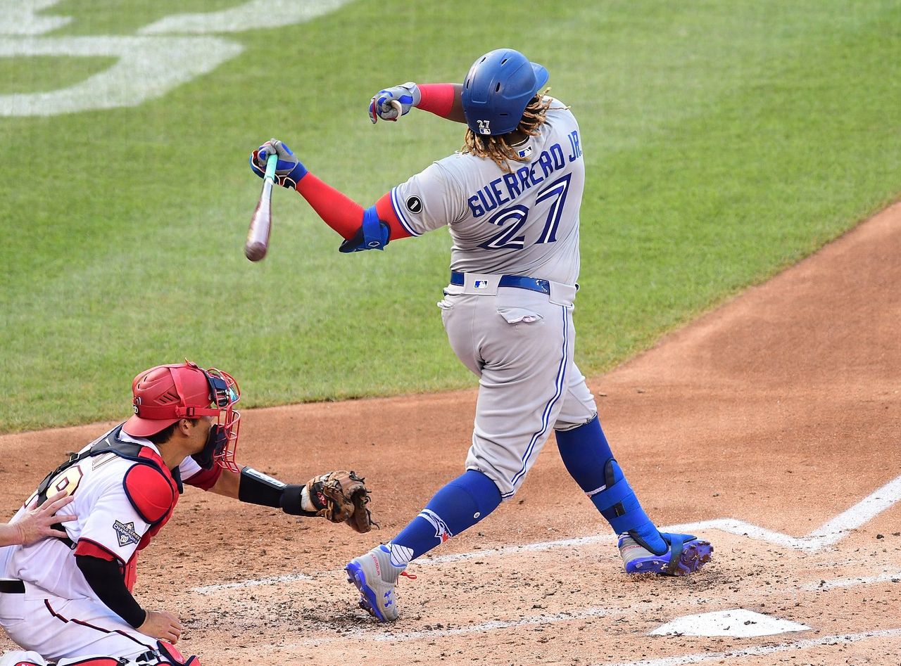 Vladimir Guerrero Jr. hits his 100th career home run