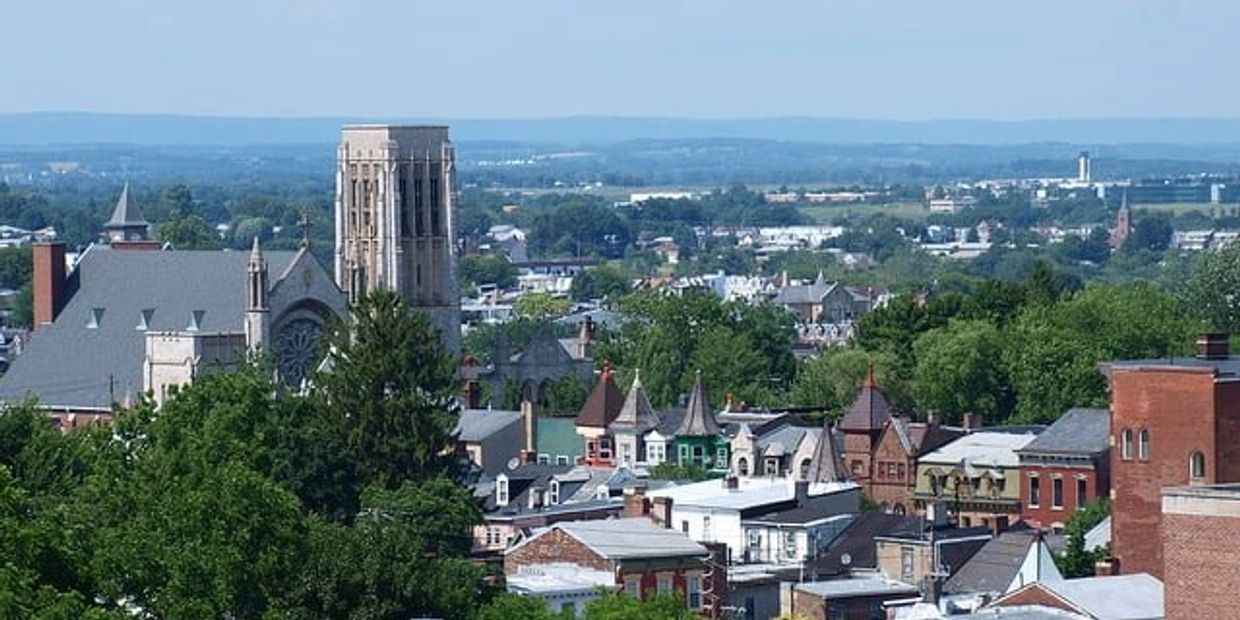 a picture of Allentown Pennsylvania where we conduct chimney sweeps and chimney repairs. 