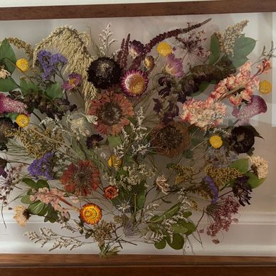 So obsessed and can't wat to hang it on the wall!  Can't thank and recommend Barn Yard Posies enough
