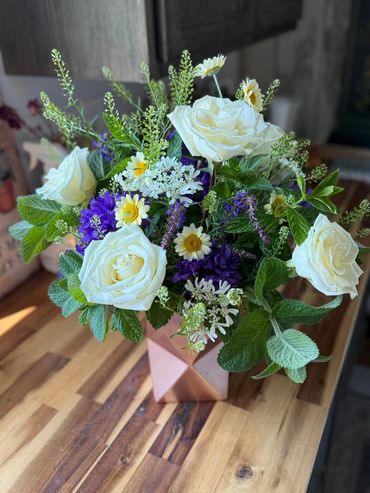 Graduation party centerpiece. 