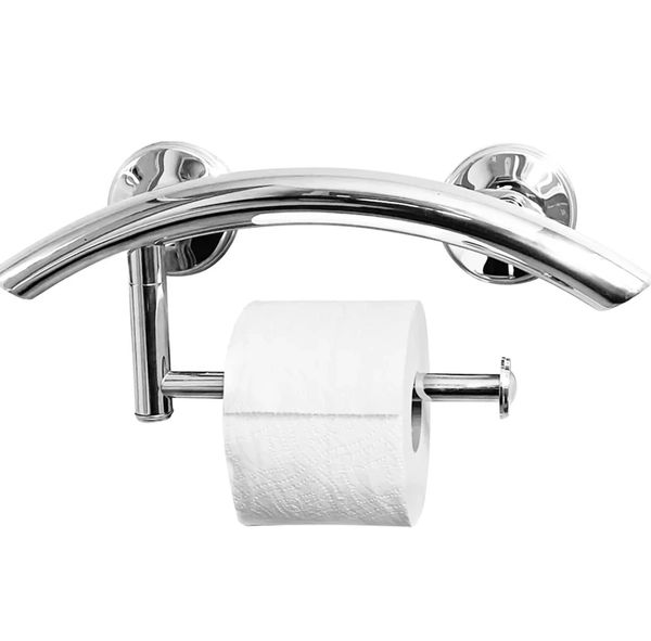 toilet holder grab bar