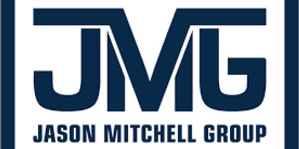 Logo of Jason Mitchell Group with bold initials JMG.