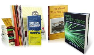 Book printing binding publishing Calgary