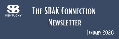 The SBAK Connection Newsletter January 2026 cover with Kentucky logo.