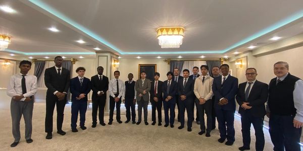 Islamic school students in Istanbul tour. Islamic Boarding school students.