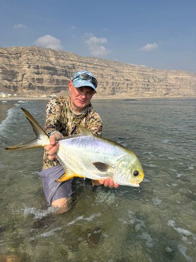 Indo Pacific Permit fly fishing Southern Oman