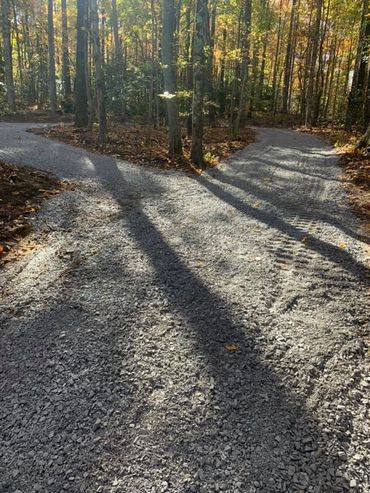 gravel driveway